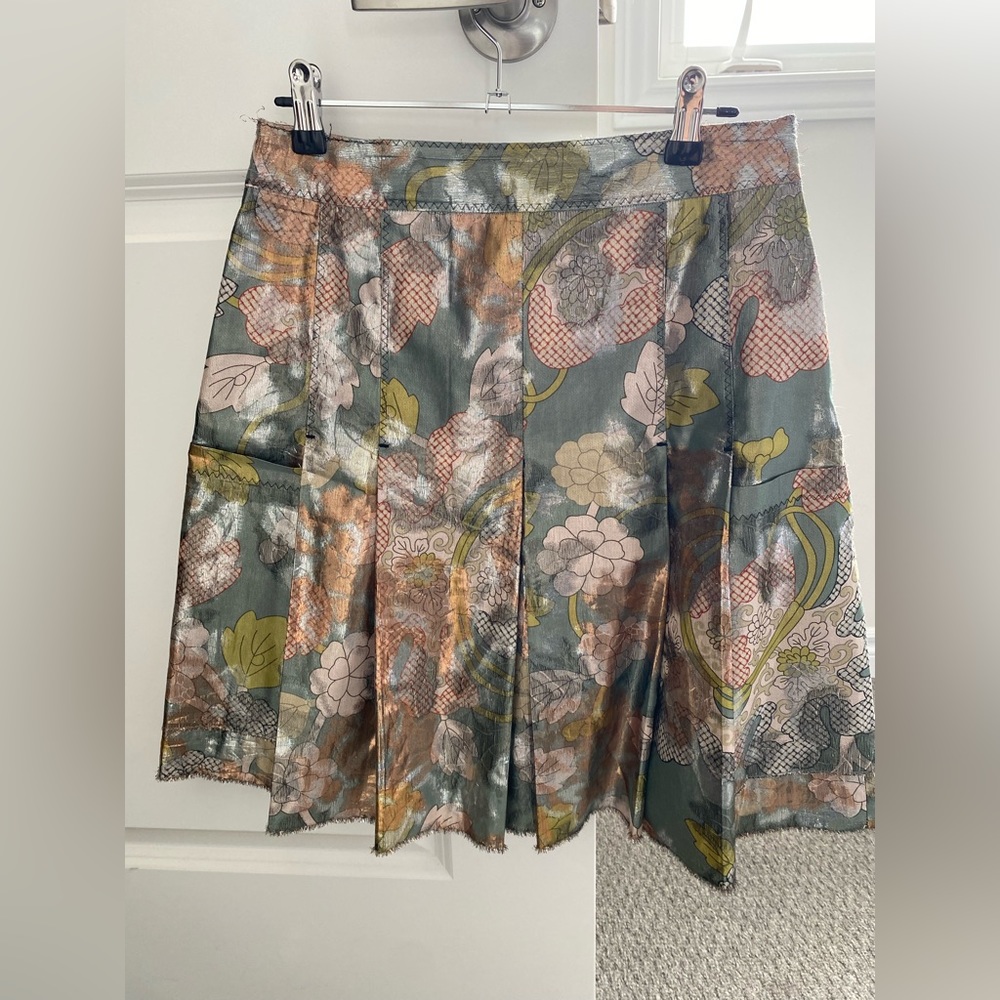 Bottega veneta mini lurex skirt